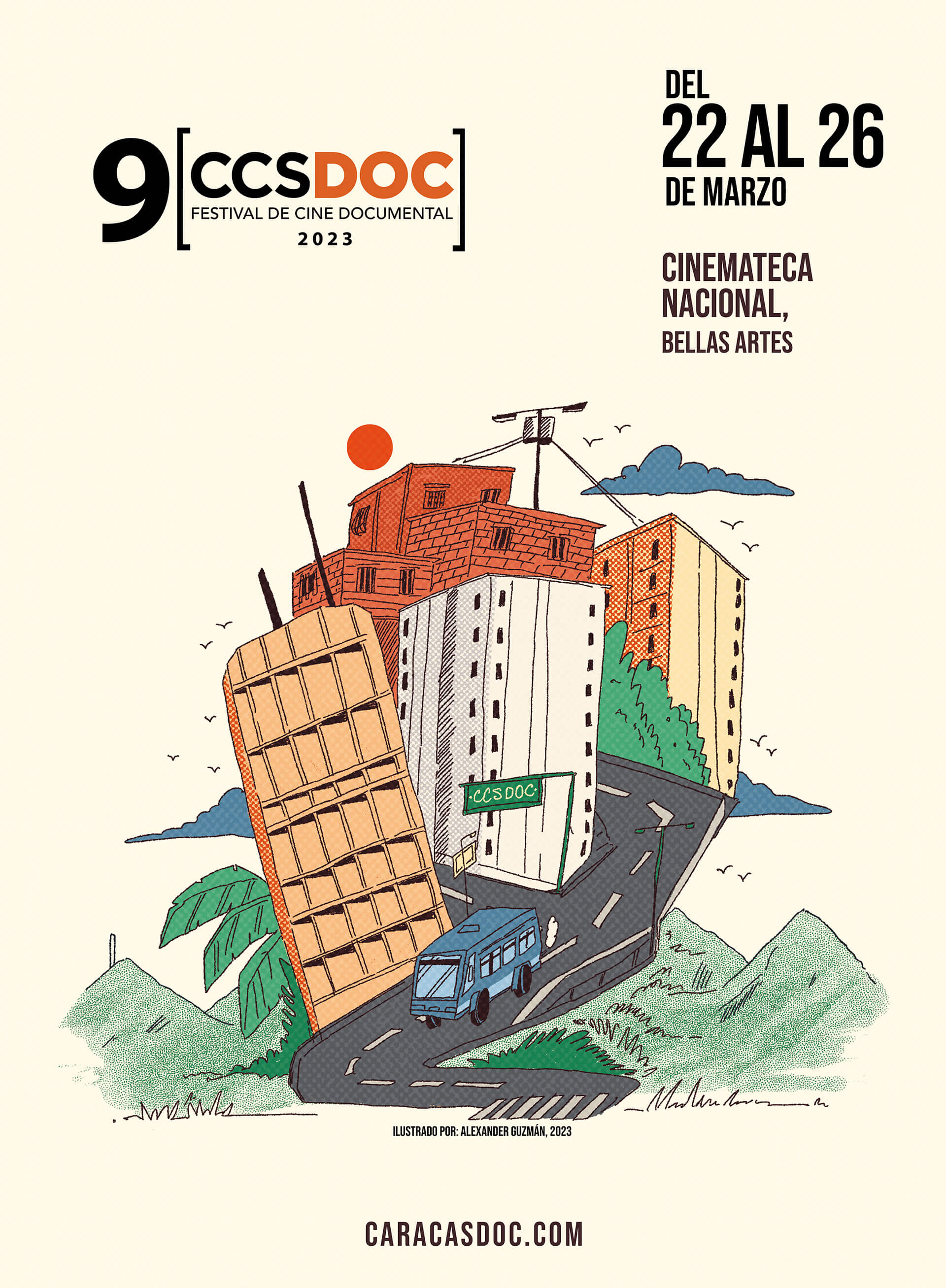 Afiche Caracasdoc 2023