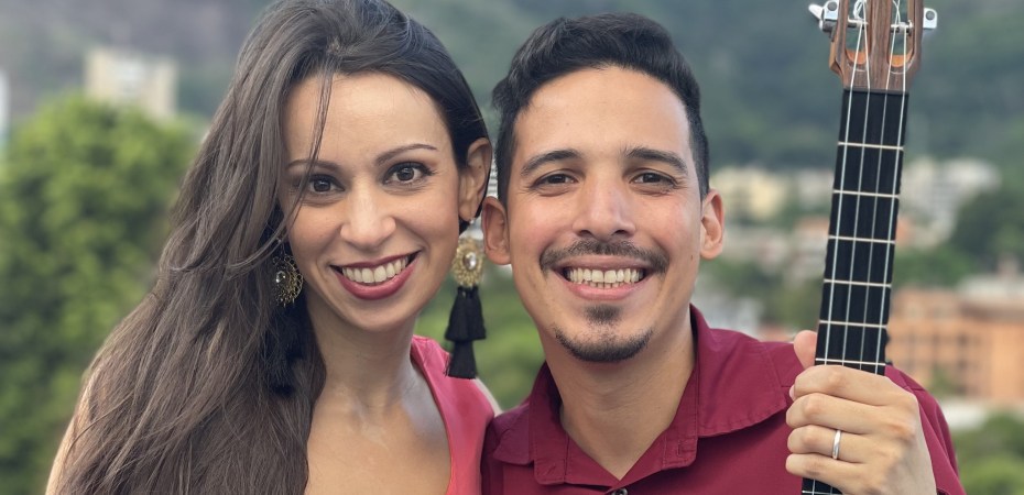 Pa’las hallacas Claudia Delgado y Ángel Fernández